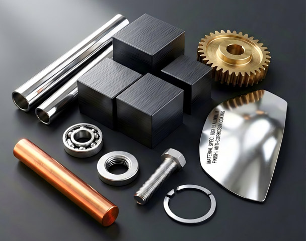 Failure analysis of metal materials and parts